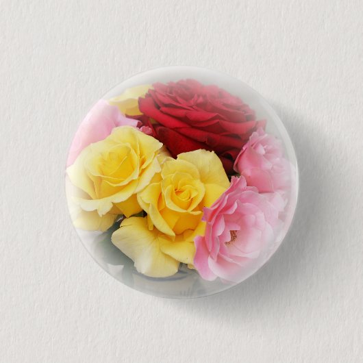 Moderne Rozen Button (Voorkant)
