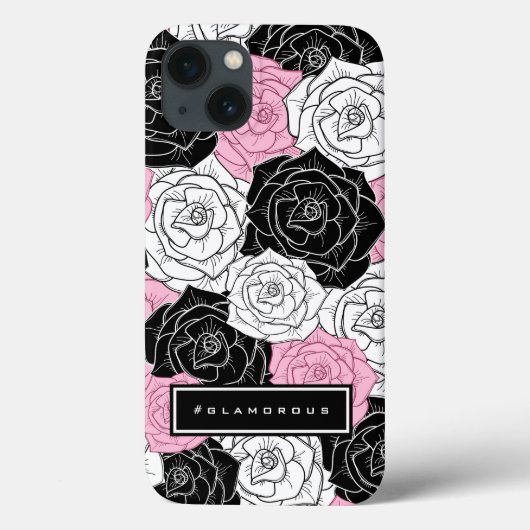 Moderne rozen Case-Mate iPhone case (Achterkant)