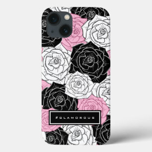 Moderne rozen iPhone 13 hoesje
