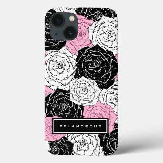Moderne rozen Case-Mate iPhone case (Achterkant)
