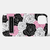 Moderne rozen Case-Mate iPhone case (Achterkant (horizontaal))