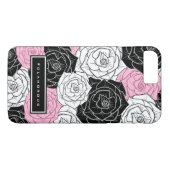 Moderne rozen Case-Mate iPhone case (Achterkant (Horizontaal))