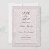 Moderne Rozen Elegant Wedding Save The Date (Voorkant)