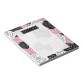 Moderne rozen notitieblok (Schuin)