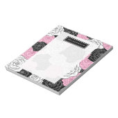 Moderne rozen notitieblok (Linkerzijde)