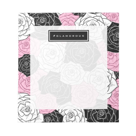 Moderne rozen notitieblok (Voorkant)