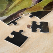 Moderne Rozen Tulpen Boeket: Abstract olieverfschi Legpuzzel (Zijkant)