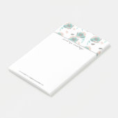 Moderne Rozen van Floral Pastel Post-it® Notes (Schuin)