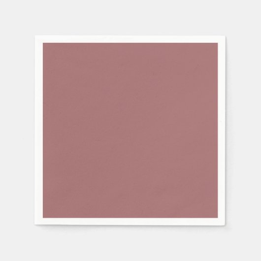 Moderne rozenhout roze effen kleur servet (Voorkant)