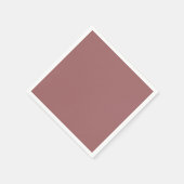 Moderne rozenhout roze effen kleur servet (Hoek)