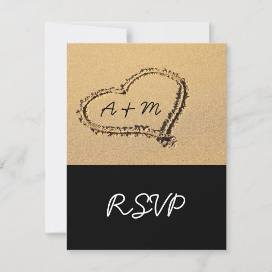 Moderne RSVP-kaarten voor batchbestemming RSVP Kaartje (Voorkant)