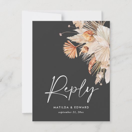 moderne RSVP Kaartje (Voorkant)