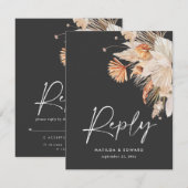 moderne RSVP Kaartje (Voorkant / Achterkant)