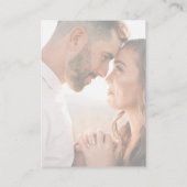 Moderne RSVP Online QR Code Photo Enclosure Kaart (Achterkant)