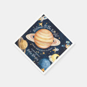 Moderne ruimte buitenste sterrenstelsel servet (Hoek)