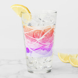 Moderne ruimte voor zwarte en roze afstotingen glas
