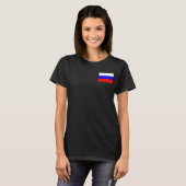 Moderne Russische vlag T-shirt (Voorkant volledig)