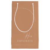 Moderne Rust Arch Wedding Guest zijn favoriet Klein Cadeauzakje (Voorkant)