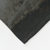 Moderne Rustic Bold Script Love Verloving Fleece Deken (Hoek)