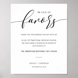 moderne rustic bruiloft in Lieu van het teken van Poster