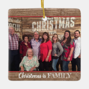 Moderne Rustic Custom 2-foto's Keramisch Ornament