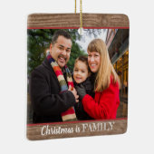 Moderne Rustic Custom 2-foto's Keramisch Ornament (Rechts)