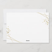 Moderne Rustic, gehuwd en prettige kerstfoto Feestdagenkaart (Achterkant)