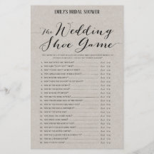 Moderne Rustic Grey Vrijgezellenfeest Game PRINED