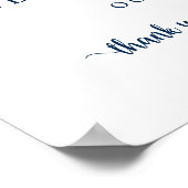 Moderne Rustic, huwelijksrepetitie gastvrouw Poster (Hoek)