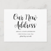 Moderne Rustic, onze nieuwe adresaankondiging Briefkaart (Voorkant)