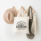 Moderne Rustic Personal Reunion Canvas tas