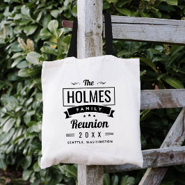 Moderne Rustic Personal Reunion Canvas tas