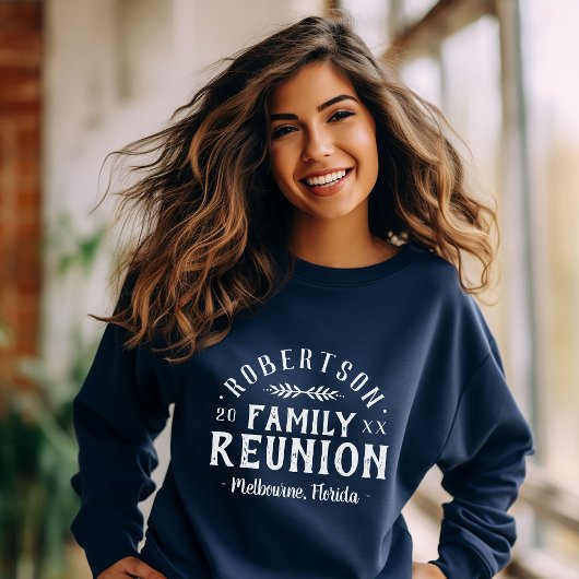 Moderne Rustic persoonlijke gezinshereniging Trui