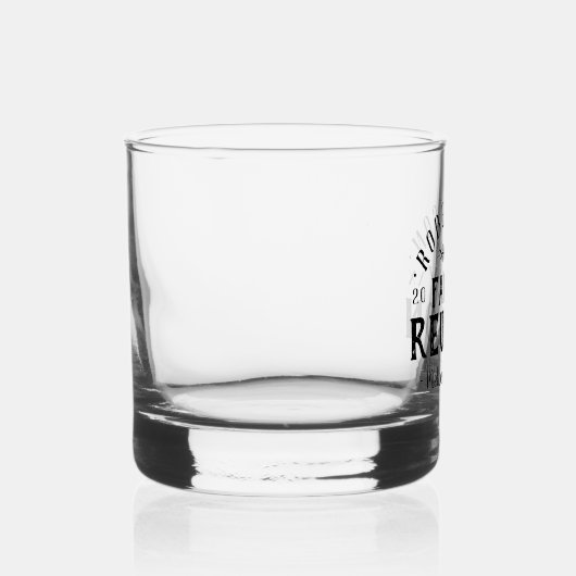 Moderne Rustic persoonlijke gezinshereniging Whisky Glas (Rechts)