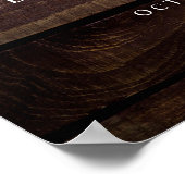 Moderne Rustic-snaarlampen, zie je allemaal morgen Poster (Hoek)