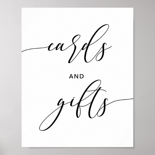 Moderne Rustic Weddenschappen en cadeautjes voor t Poster (Voorkant)