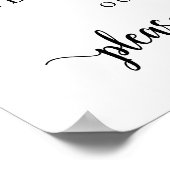 Moderne Rustic, Welkom op proefhuwelijk diner Poster (Hoek)