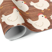 Moderne Rustieke Boerderij Bedrijf Cadeaupapier (Rol Hoek)