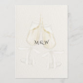 Moderne rustieke Boho Elegante bruiloft Menu (Achterkant)