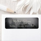 Moderne rustieke bosrijke bosscène etiket (Insitu)