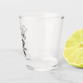 Moderne Rustieke Chef BESTE PAPA OOIT Vaderdag Shot Glas (Rechts)
