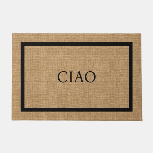 Moderne rustieke Ciao Deurmat (Voorkant)