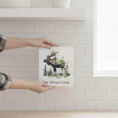 Moderne Rustieke Eland Wandklok Berg Lodge Decorat