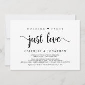 Moderne Rustieke Elopement, Niets Gekunstelds Alle Kaart (Voorkant)