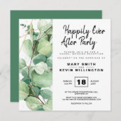 Moderne Rustieke Eucalyptus Tot Het Einde Der Tijd Kaart (Voorkant / Achterkant)