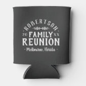 Moderne rustieke gepersonaliseerde familie reünie  blikjeskoeler (Voorkant)