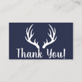 Moderne Rustieke Grijs & Marine Herten Boek Aanvra Informatiekaartje (Achterkant)