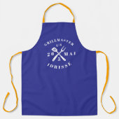 Moderne Rustieke GRILLMASTER Aangepaste Koele Volw Schort (Voorkant)
