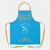 Moderne Rustieke GRILLMASTER Aangepaste Koele Volw Schort (Voorkant)