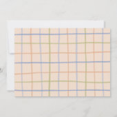 Moderne rustieke Hand getrokken foto Save the Date (Achterkant)